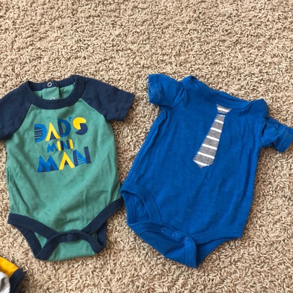 Newborn bundle baby boy onesies short sleeve - Picture 4 of 10